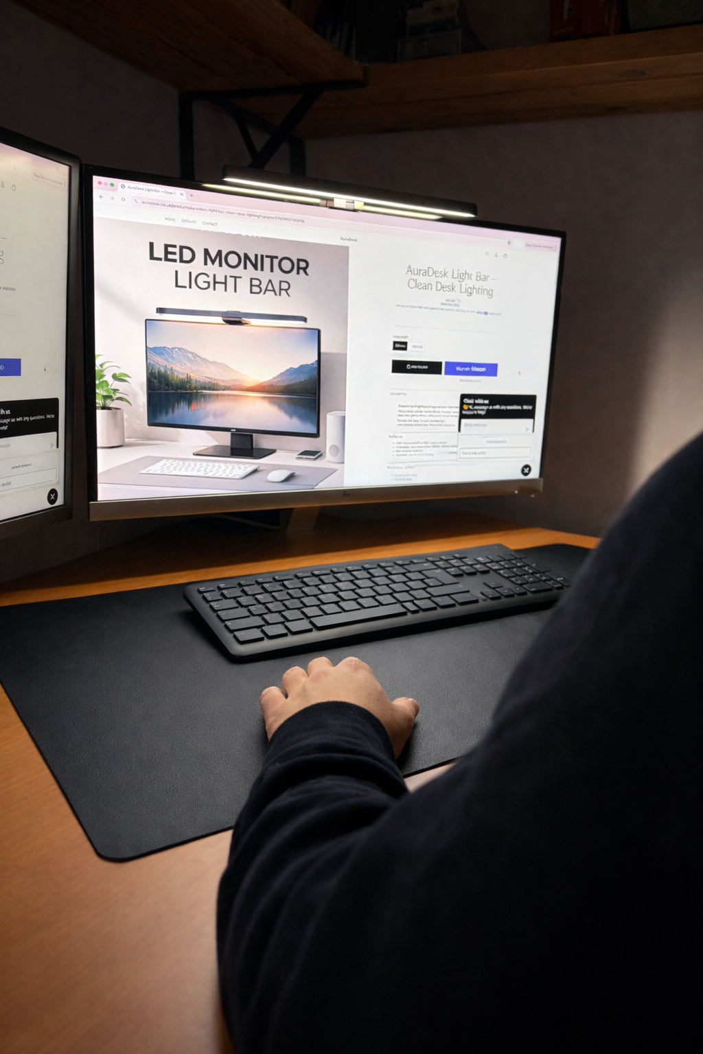 AuraDesk Light Bar – The easiest way to upgrade your desk setup