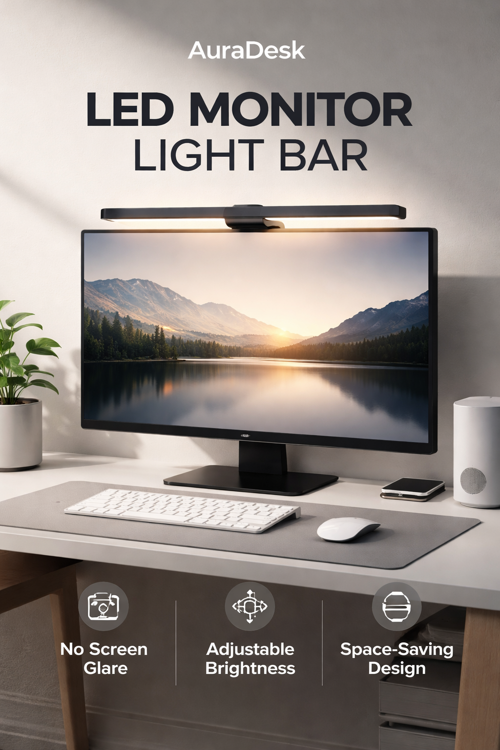 AuraDesk Light Bar – The easiest way to upgrade your desk setup