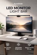 AuraDesk Light Bar – The easiest way to upgrade your desk setup